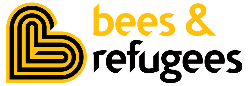 Bees and Refugees logo